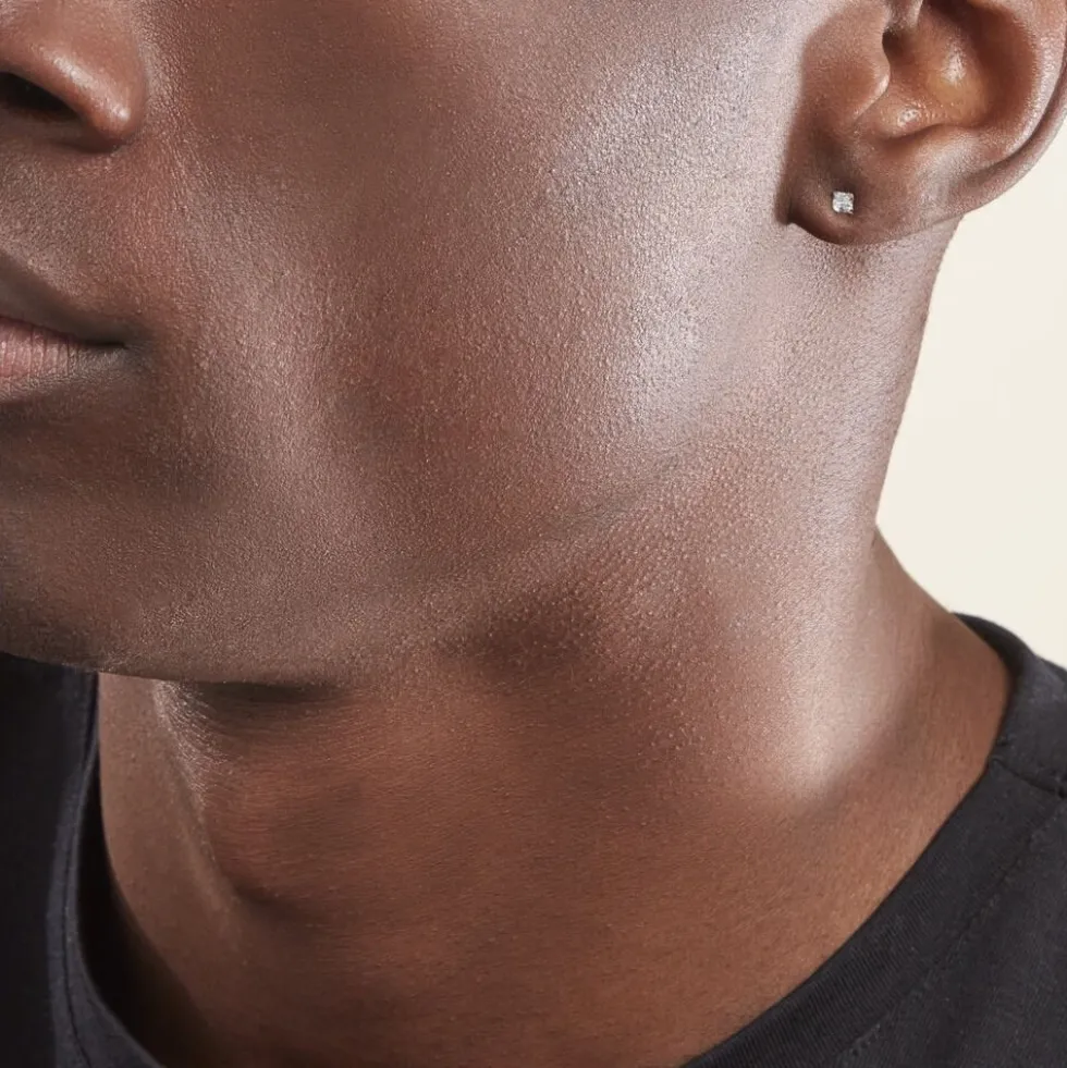 Boucles D'oreilles Puces Doreen Or Blanc Oxyde De Zirconium