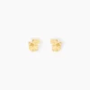 Boucles D'oreilles Puces Florenta Chat Or Jaune