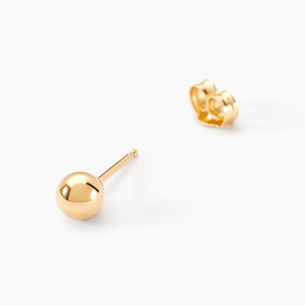 Boucles D'oreilles Puces Fidelia Or Jaune