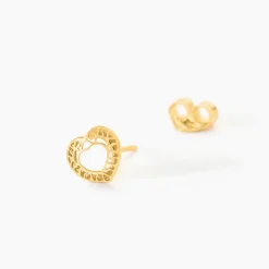 Boucles D'oreilles Puces Himelinda Or Jaune