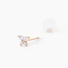 Boucles D'oreilles Puces Jemila Or Rose Oxydes De Zirconium