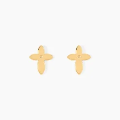Boucles D'Oreilles Puces Lavonne Or Jaune