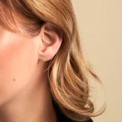 Boucles D'Oreilles Puces Lyndon Or Jaune