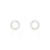 Boucles D'oreilles Puces Maude Or Jaune Diamant