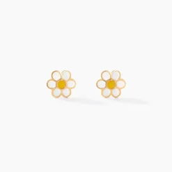 Boucles D'oreilles Puces Marigold Or Jaune