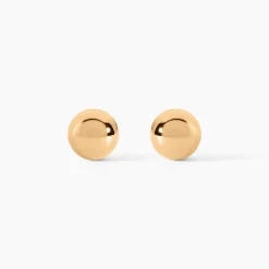Boucles D'oreilles Puces Nohraae Plaqué Or Jaune