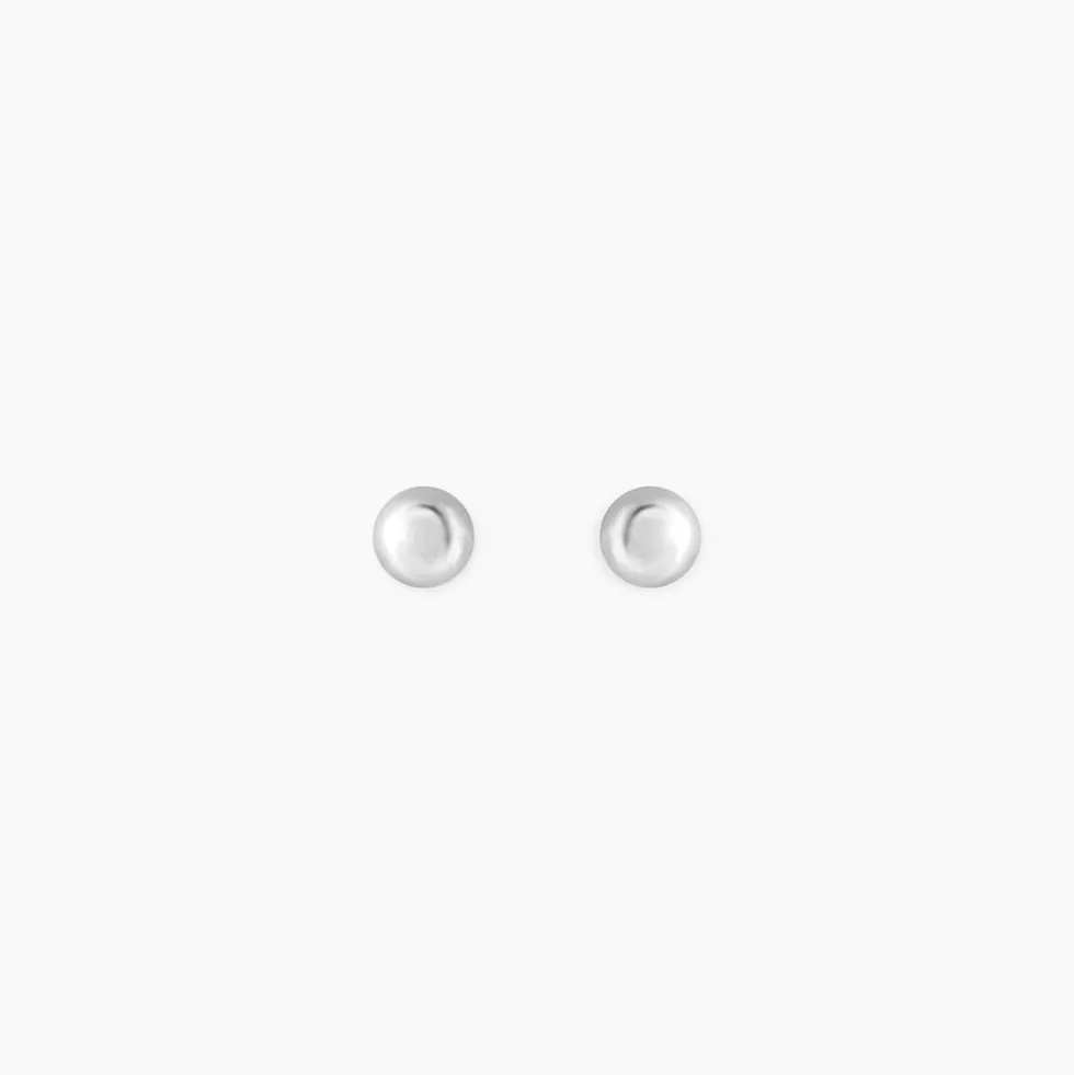 Boucles D'oreilles Puces Or Blanc Fidelia