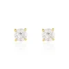 Boucles D'oreilles Puces Or Jaune Victoria Diamants