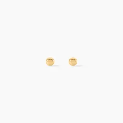 Boucles D'oreilles Puces Or Jaune Fidelia