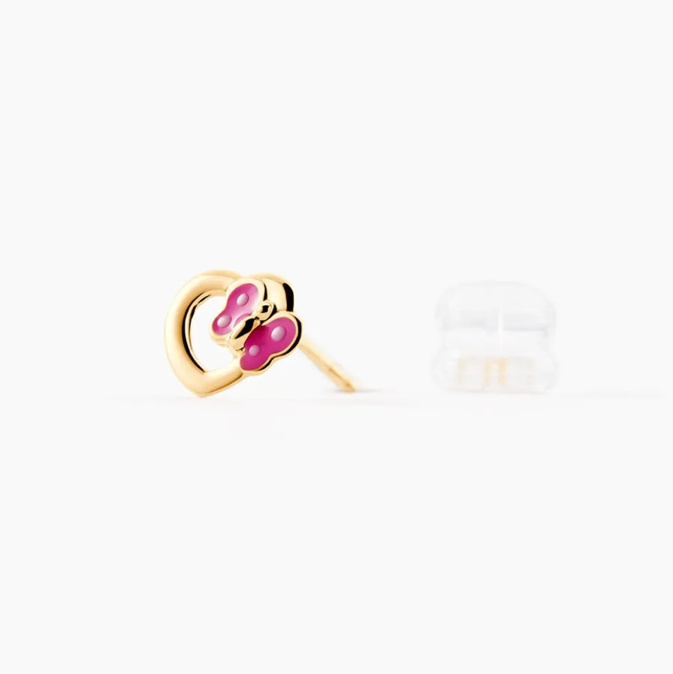 Boucles D'oreilles Puces Or Jaune Myrthale