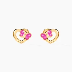 Boucles D'oreilles Puces Or Jaune Myrthale
