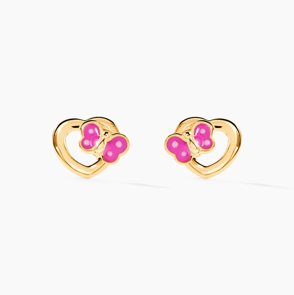 Boucles D'oreilles Puces Or Jaune Myrthale