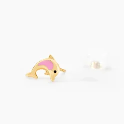 Boucles D'oreilles Puces Or Jaune Mael Smalto