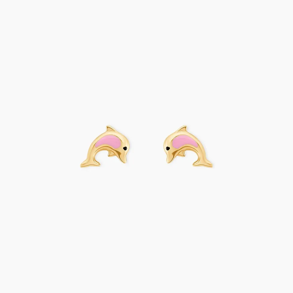 Boucles D'oreilles Puces Or Jaune Mael Smalto