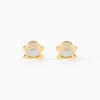 Boucles D'oreilles Puces Ping Or Jaune