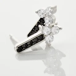 Boucles D'oreilles Puces Robinson Argent Oxydes De Zirconium