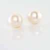 Boucles D'oreilles Puces Suki Or Jaune Perle De Culture