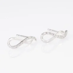 Boucles D'oreilles Puces Samy Or Blanc Diamant