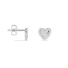 Boucles D'oreilles Puces Tylvina Argent Blanc Oxyde De Zirconium