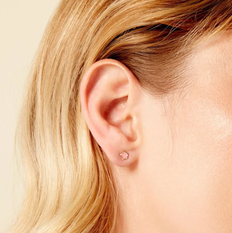 Boucles D'Oreilles Puces Taavi Or Jaune