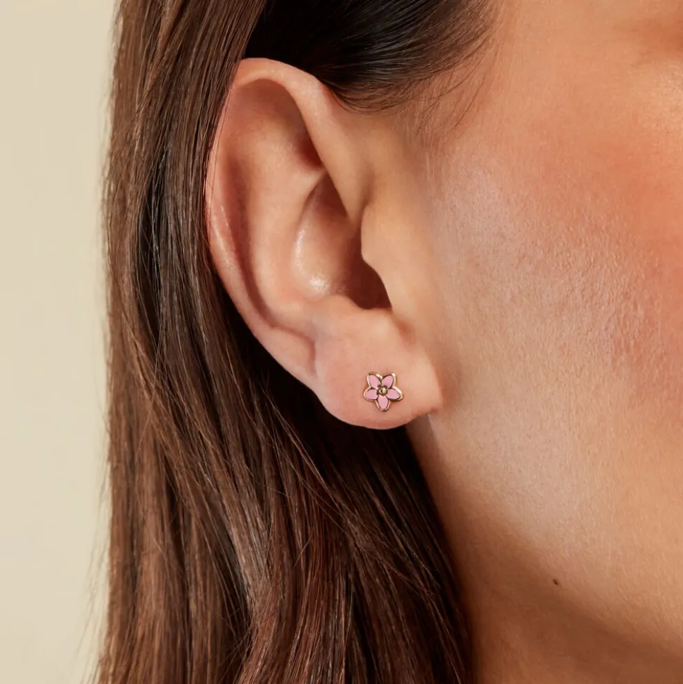 Boucles D'oreilles Puces Talyaa Or Jaune