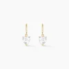 Boucles D'oreilles Djimmy Or Jaune Oxyde
