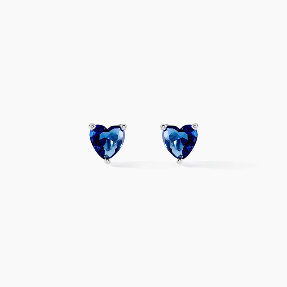 Boucles D'oreilles Kelvyn Argent Blanc Oxyde