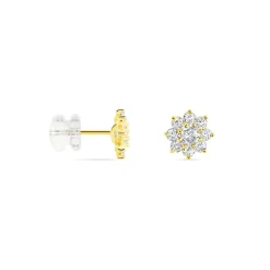 Boucles D'oreilles Or Jaune Darice Oxydes