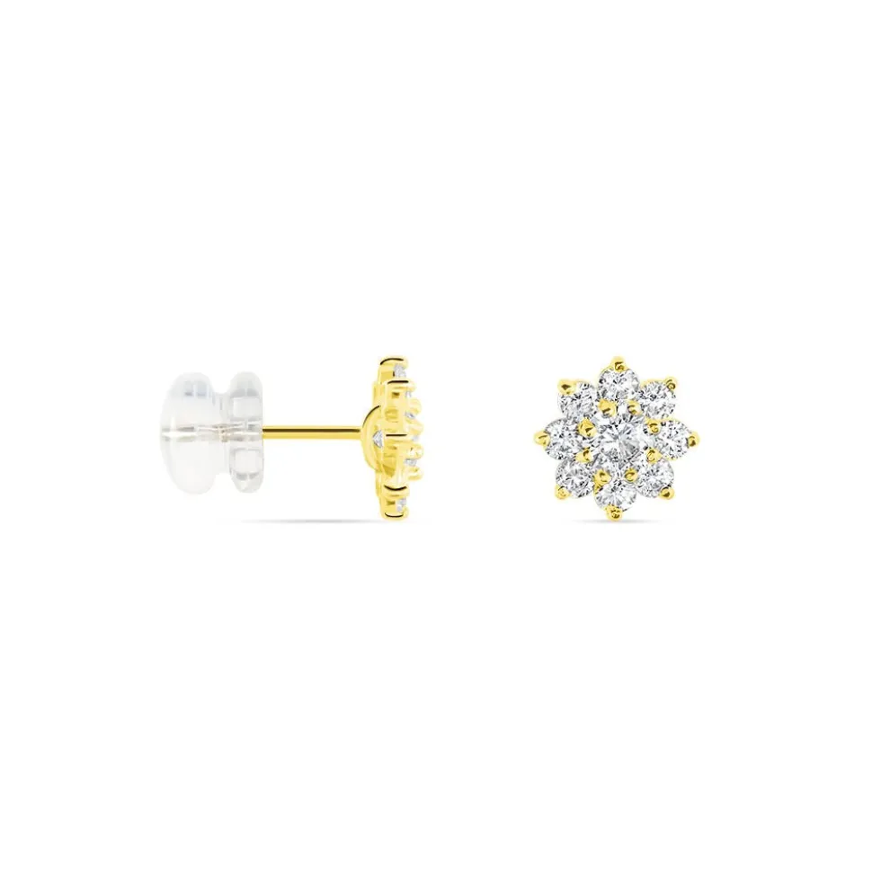 Boucles D'oreilles Or Jaune Darice Oxydes