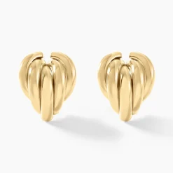 Boucles D'oreilles Or Jaune Verbena