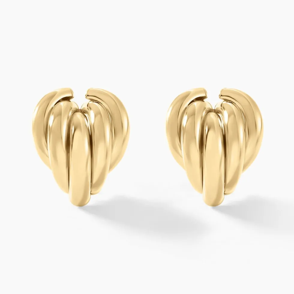 Boucles D'oreilles Or Jaune Verbena