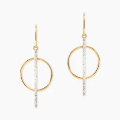 Boucles D'oreilles Pendantes Philberta Or Jaune