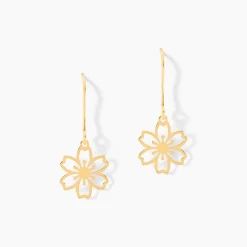Boucles D'Oreilles Pendantes Marjaana Or Jaune