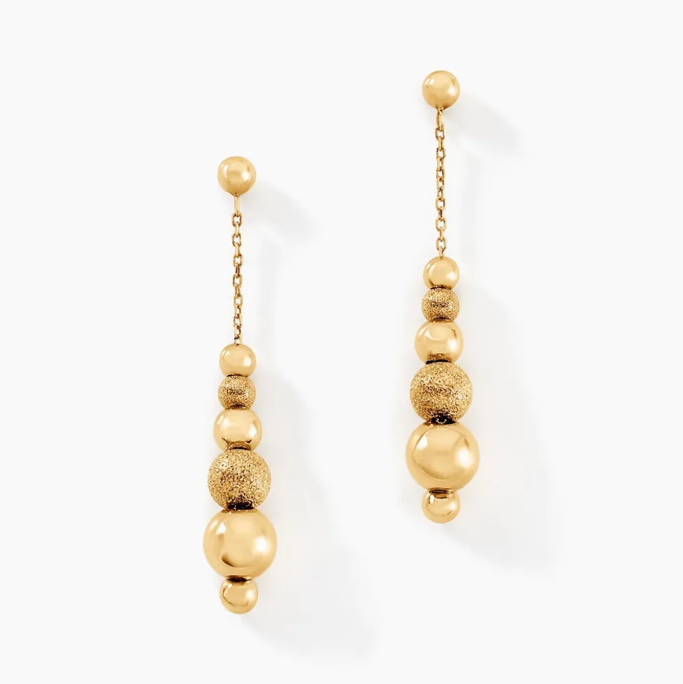 Boucles D'oreilles Pendantes Brooks Or Jaune
