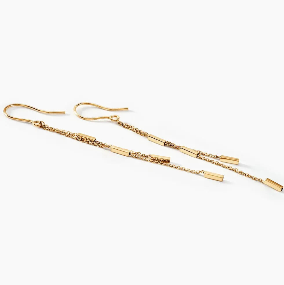 Boucles D'oreilles Pendantes Neos Or Jaune