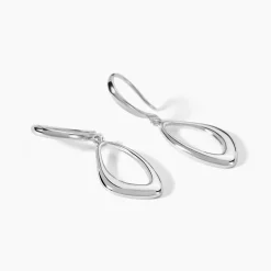 Boucles D'oreilles Pendantes Ketyae Argent Blanc