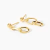 Boucles D'Oreilles Pendantes Dorrie Or Jaune