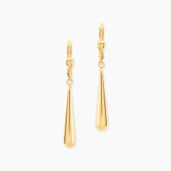 Boucles D'Oreilles Pendantes Botum Or Jaune