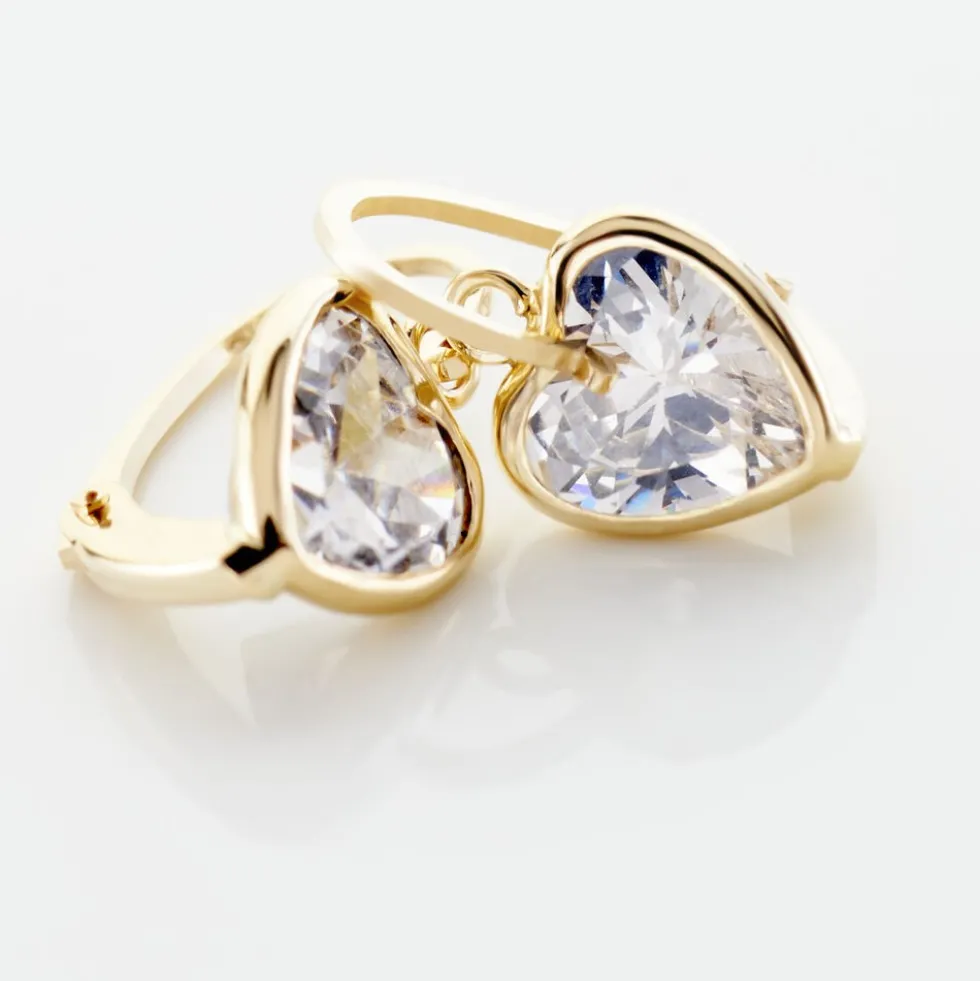 Boucles D'oreilles Pendantes Gredel Or Jaune Oxyde