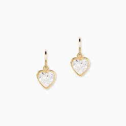 Boucles D'oreilles Pendantes Gredel Or Jaune Oxyde