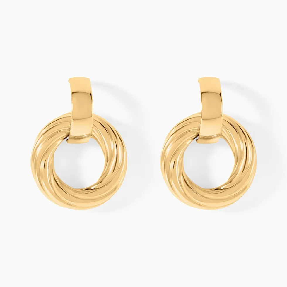 Boucles D'Oreilles Pendantes Jamesina Or Jaune
