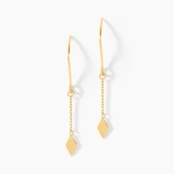 Boucles D'Oreilles Pendantes Linwood Or Jaune