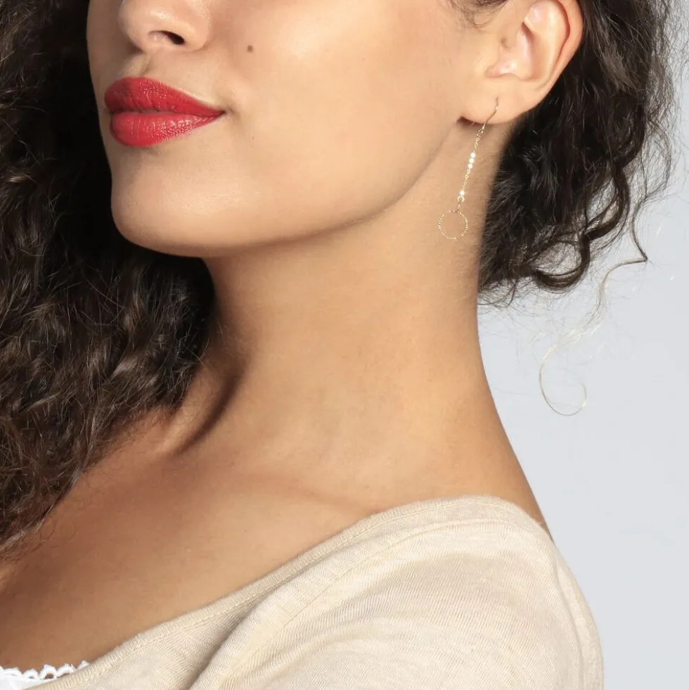 Boucles D'oreilles Pendantes Leonetta Or Jaune