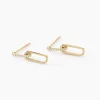 Boucles D'oreilles Pendantes Liaisons Precieuses Or Jaune Diamant