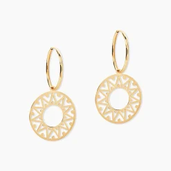 Boucles D'oreilles Pendantes Florent Or Jaune