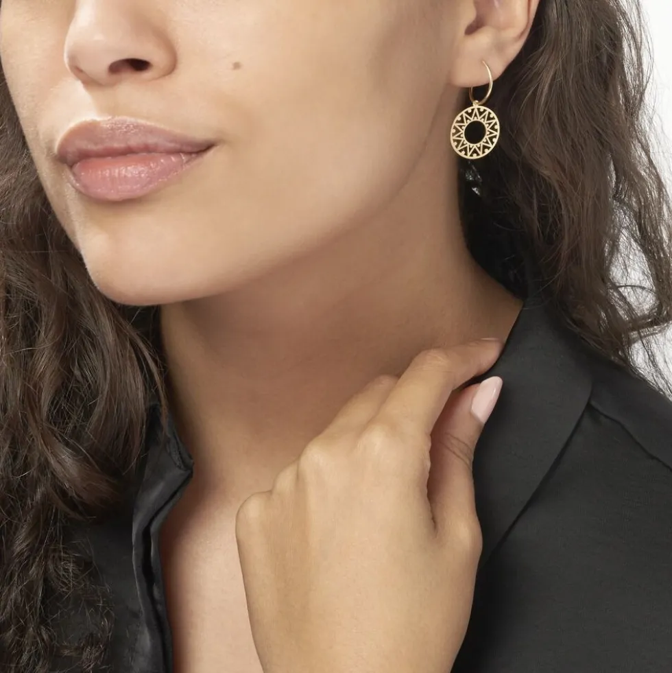 Boucles D'oreilles Pendantes Florent Or Jaune