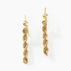 Boucles D'oreilles Pendantes Cordelia Or Jaune