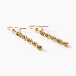 Boucles D'oreilles Pendantes Cordelia Or Jaune