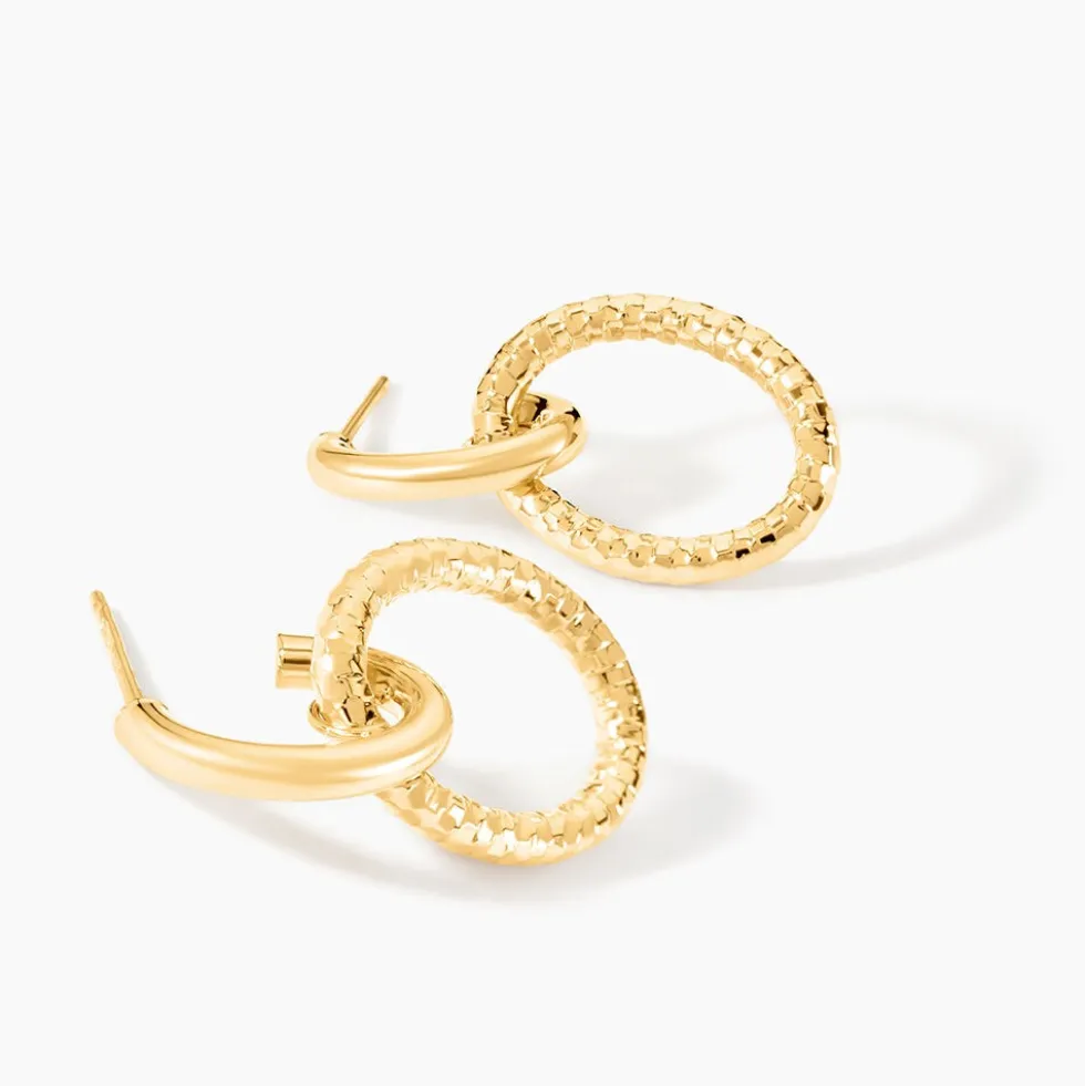 Boucles D'Oreilles Pendantes Chafik Or Jaune