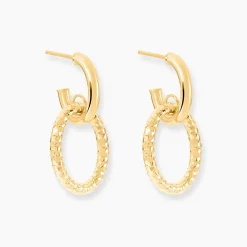 Boucles D'Oreilles Pendantes Chafik Or Jaune